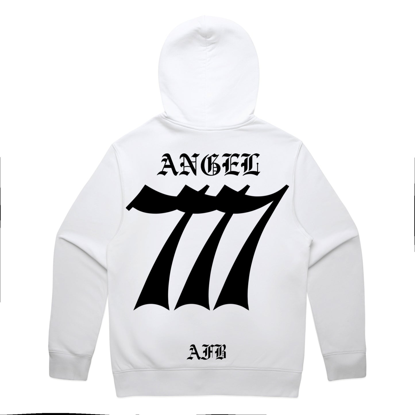White Angel Numbers Hoodie