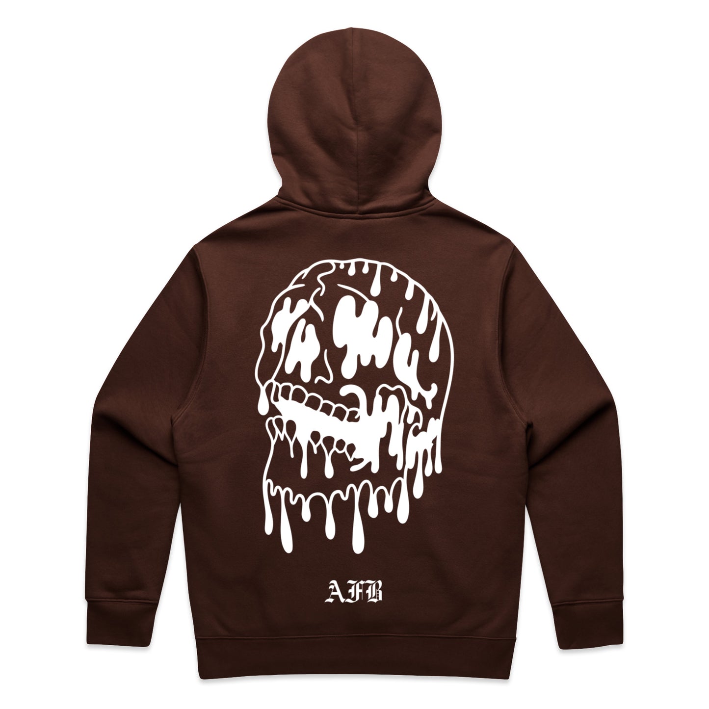 Brown Skull Hoodie