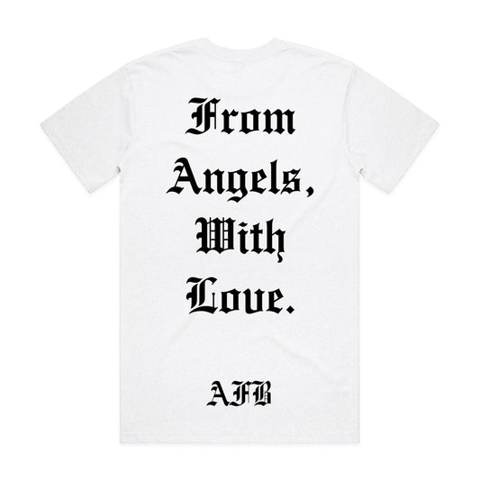White “FAWL” Tee
