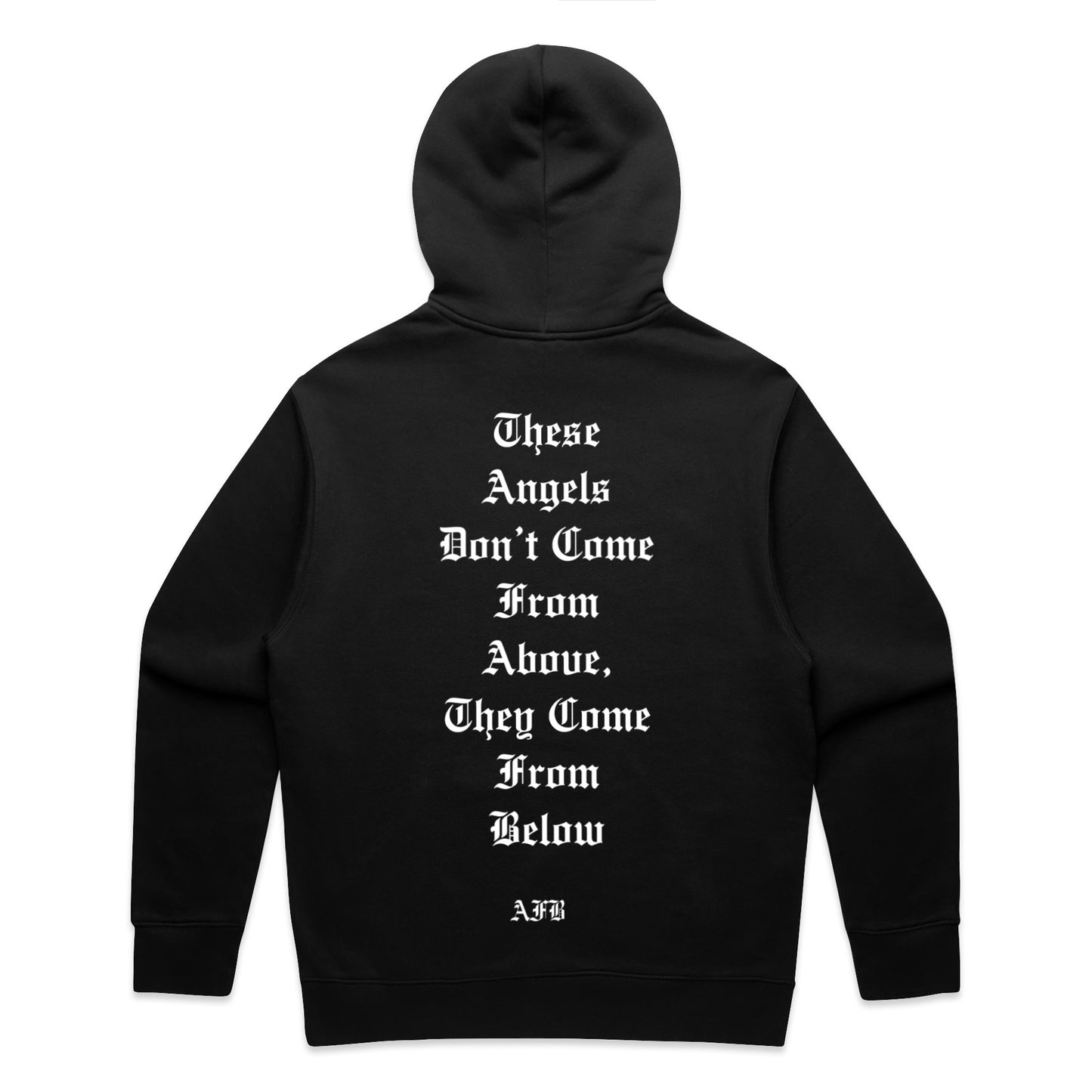 Black Message Hoodie
