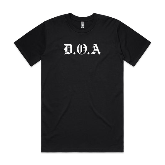 Black “DOA” Tee