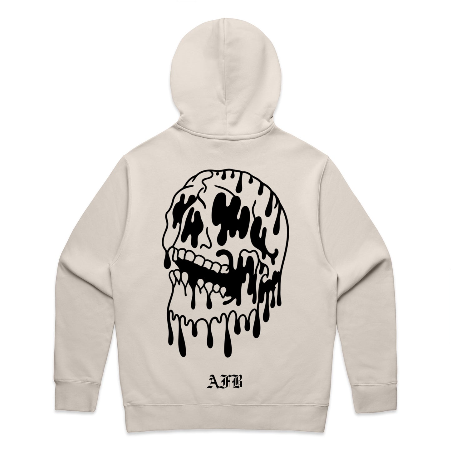 Tan Skull Hoodie
