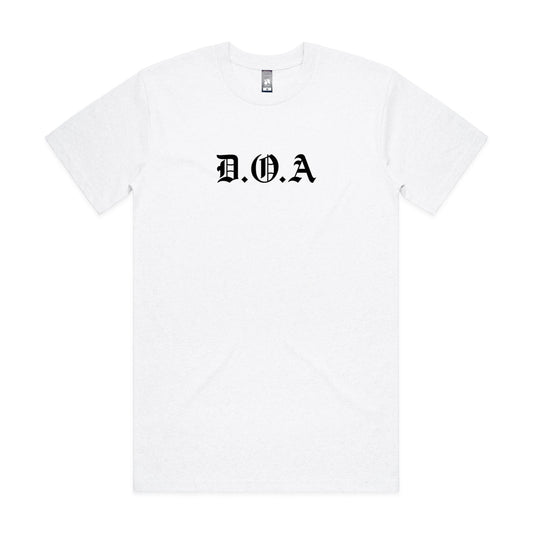 White “DOA” Tee