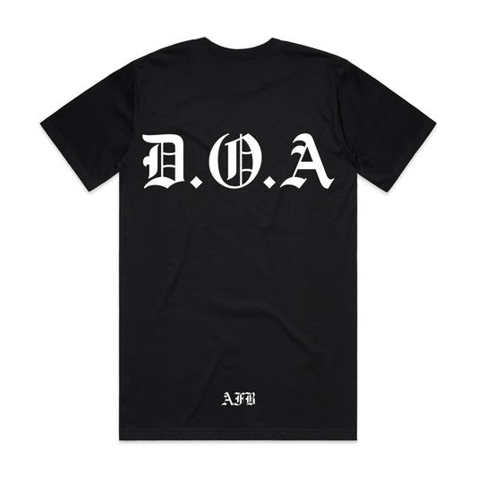 Black “DOA” Tee
