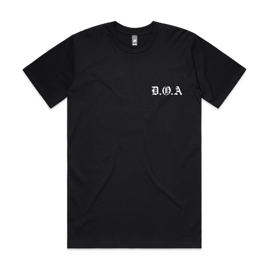 Black “DOA” Tee