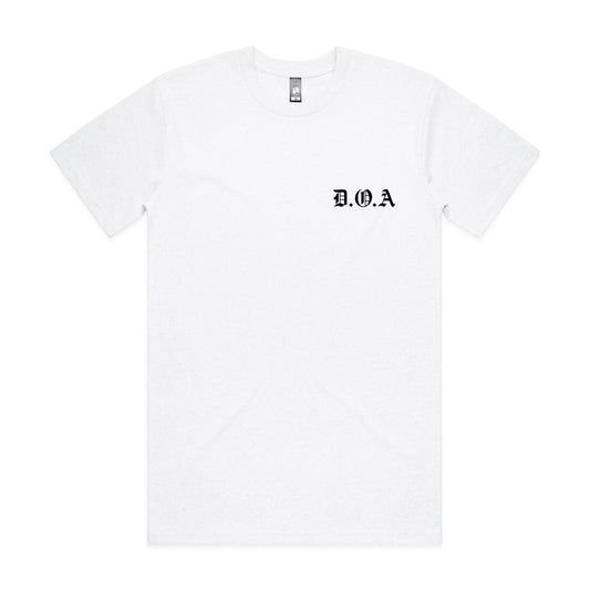 White “DOA” Tee