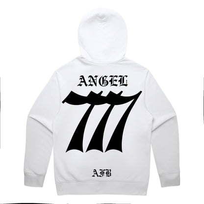 White Angel Numbers Hoodie