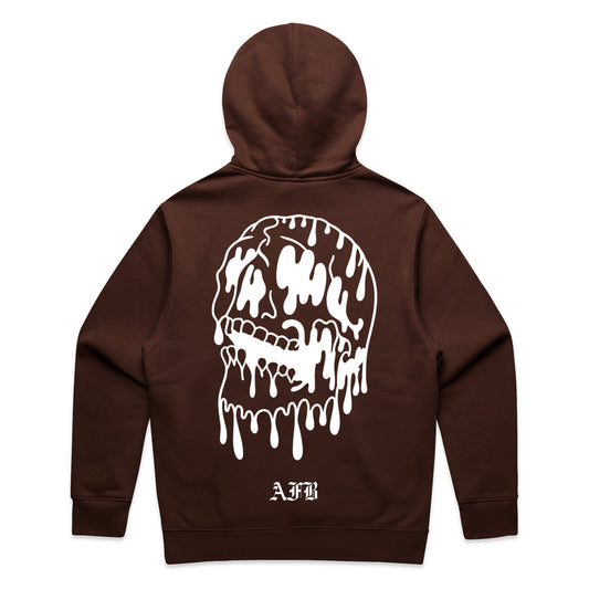 Brown Skull Hoodie