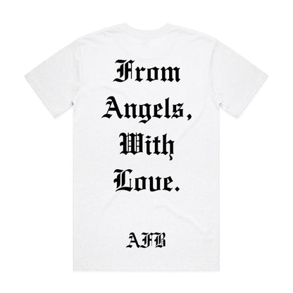 White “FAWL” Tee
