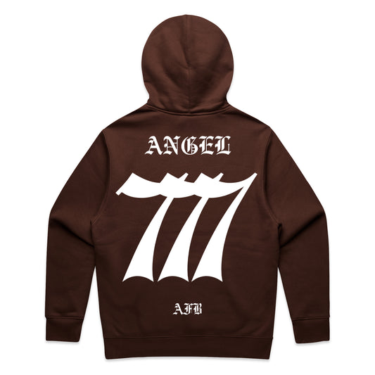 Brown Angel Numbers Hoodie