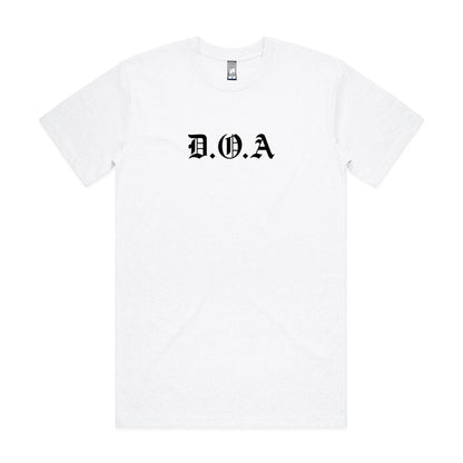 White “DOA” Tee