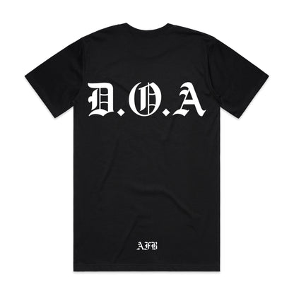 Black “DOA” Tee