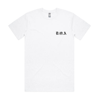 White “DOA” Tee